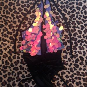 SOLD sweet Electric Wear Sequin Bodysuit